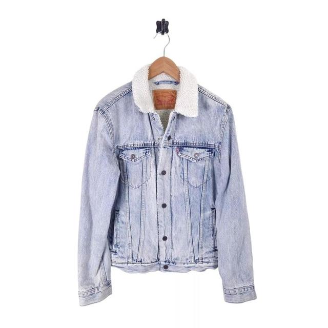 Levi's Men's Bomber Jacket - Blue - M on Productcaster.