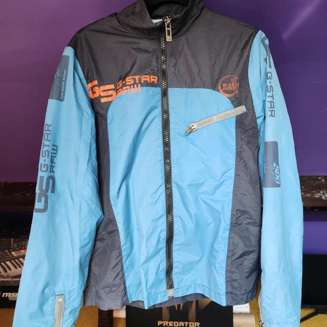 G-Star Men's Nylon Jacket - Blue/Multi - S on Productcaster.