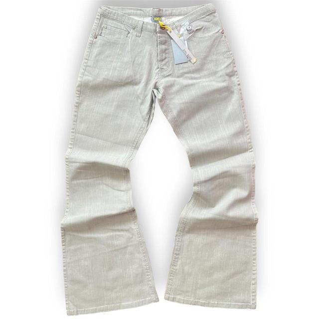 Vintage Women's Jeans - Grey/White - L on Productcaster.