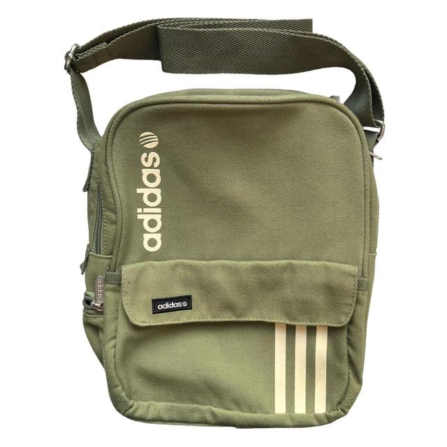 Adidas Men's Bag - Green/Khaki on Productcaster.