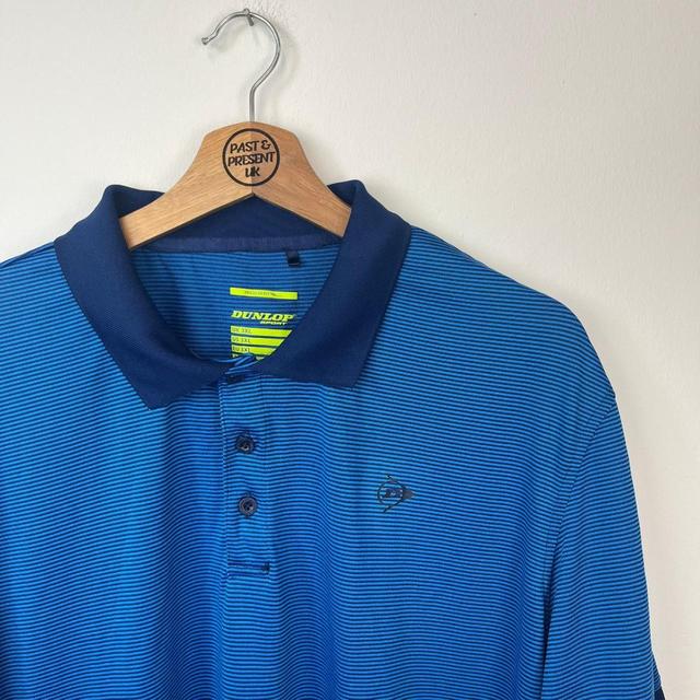 Dunlop Men's Polo shirt - Blue/Navy - 3XL on Productcaster.