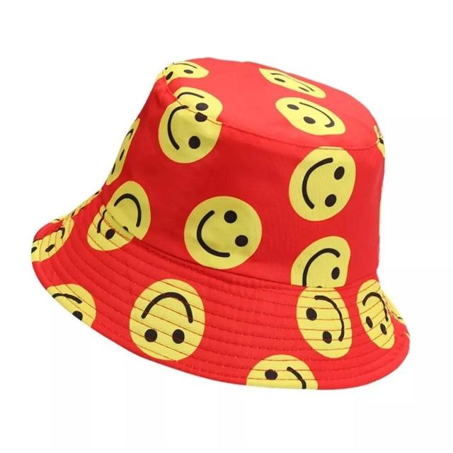 Men's Bucket hats - Yellow/Red on Productcaster.