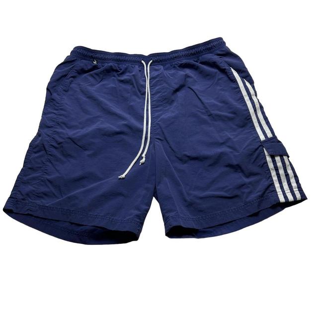 Adidas Men's Shorts - White/Navy - XL on Productcaster.