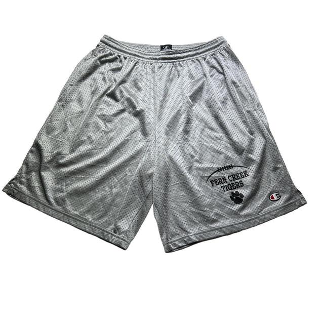 Champion Men's Shorts - Grey/Silver - M on Productcaster.