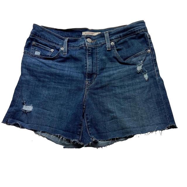 Levi's Women's Shorts - Blue/Navy - 31" on Productcaster.