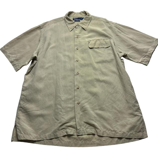 Ralph Lauren Men's Shirt - Tan/Khaki - L on Productcaster.