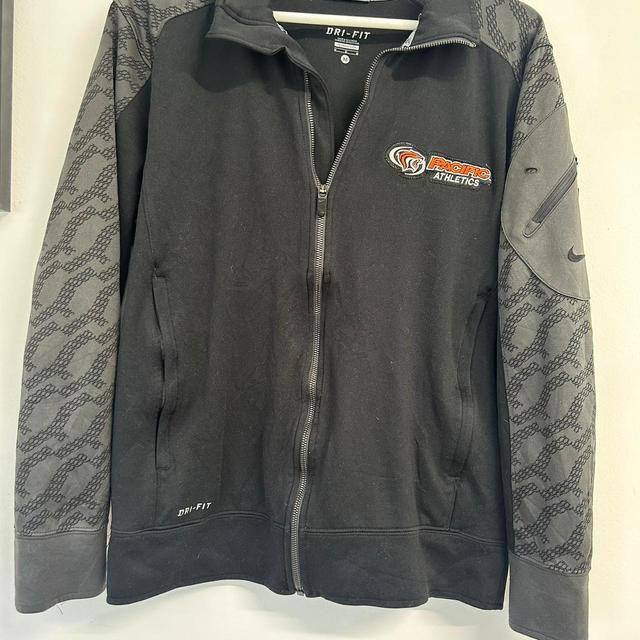 Nike Men's Jacket - Black/Grey - M on Productcaster.