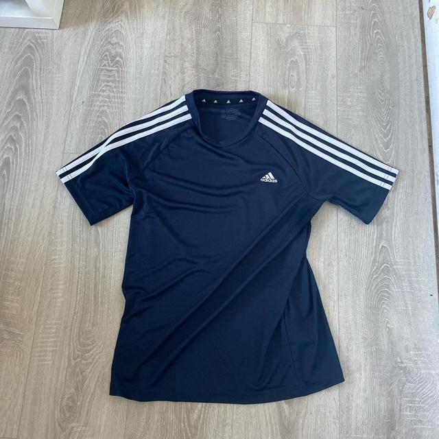 Adidas Kids' T-shirt - Navy - 14 years on Productcaster.