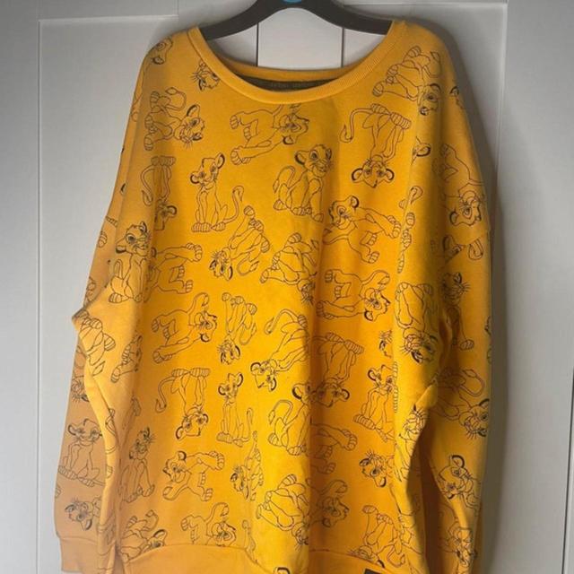 Disney Women's Sweatshirt - Yellow - L on Productcaster.