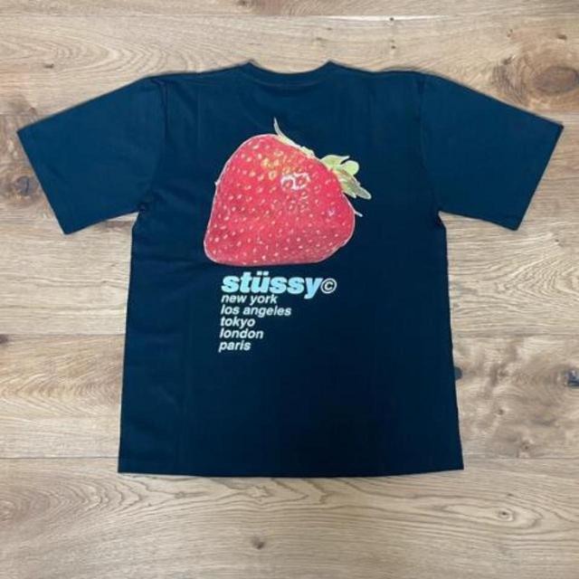 Stüssy Men's T-shirt - Black/Navy - XL on Productcaster.