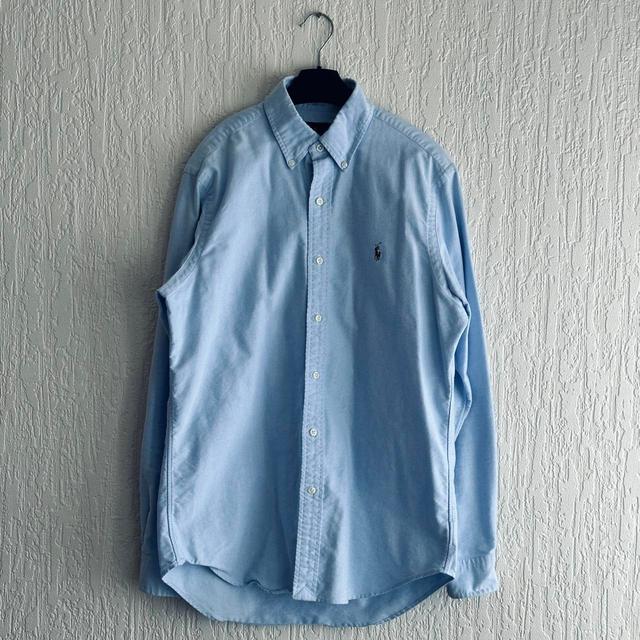 Ralph Lauren Men's Shirt - Blue - S on Productcaster.