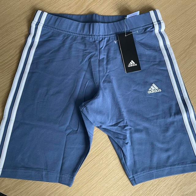 Adidas Women's Shorts - Blue/Navy - M on Productcaster.