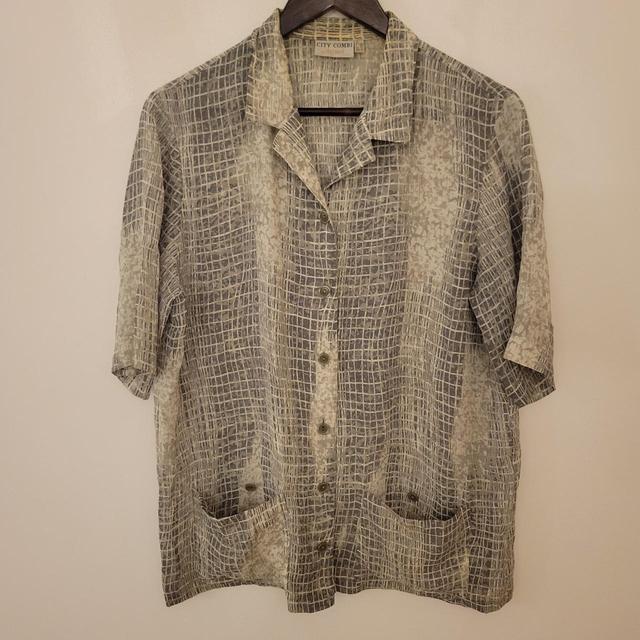 Vintage Women's Blouse - Multi - 18 on Productcaster.