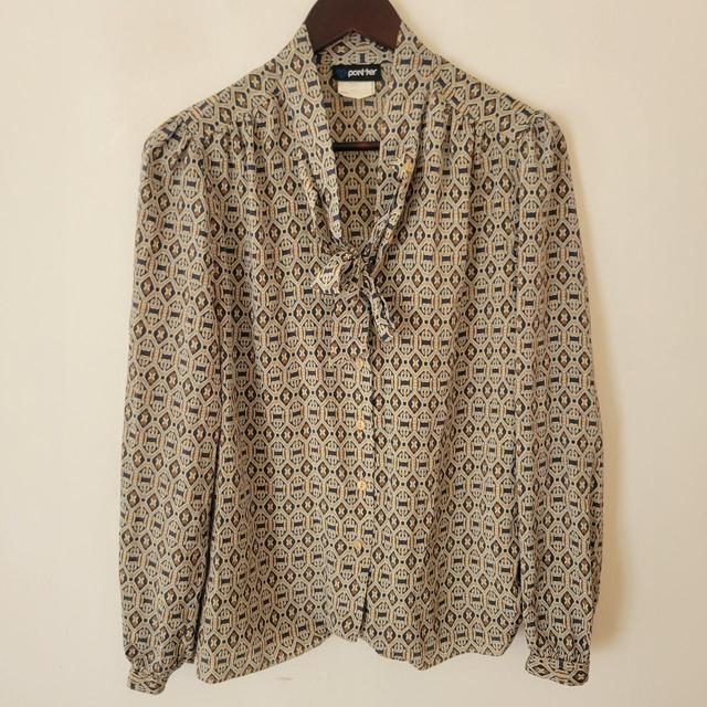 Vintage Women's Blouse - Multi - 14 on Productcaster.