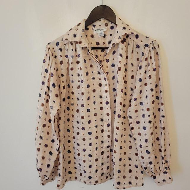 Vintage Women's Blouse - Multi - 16 on Productcaster.