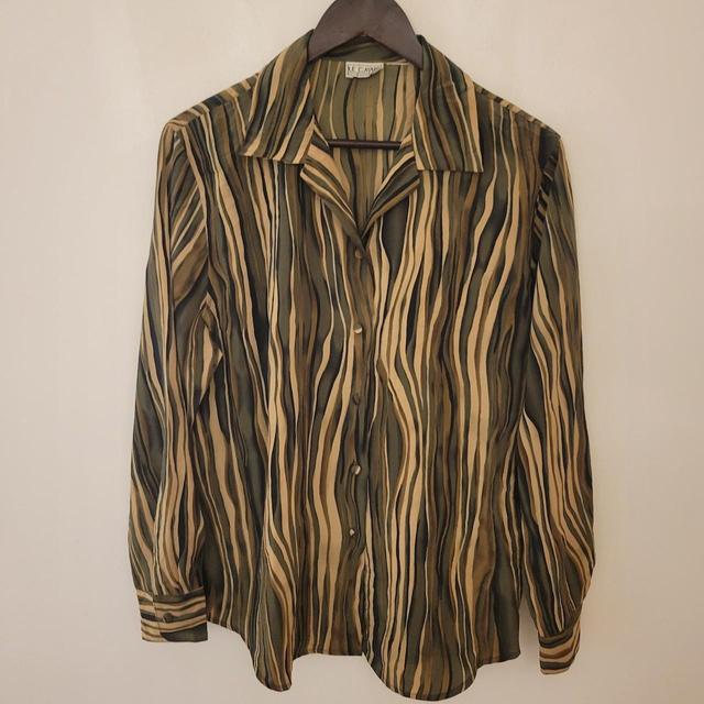 Vintage Women's Blouse - Multi - 18 on Productcaster.