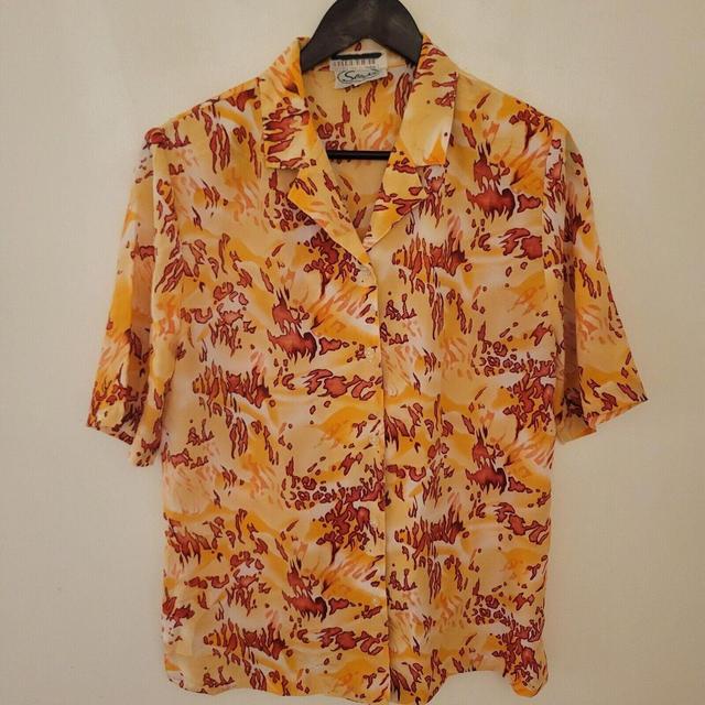 Vintage Women's Shirt - Yellow - 14 on Productcaster.