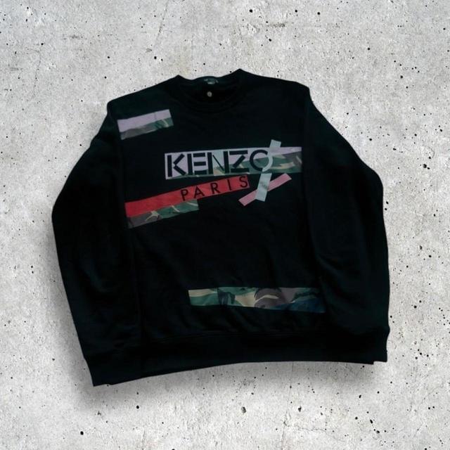 Kenzo Men's Sweatshirt - Black - XL on Productcaster.