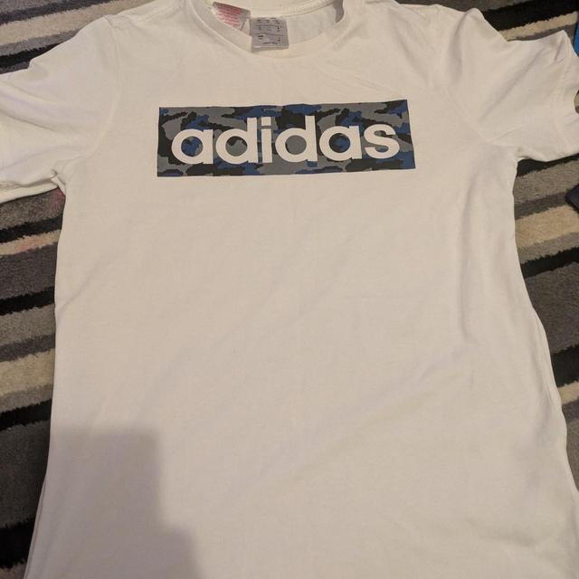 Adidas Kids' T-shirt - White - 12 years on Productcaster.