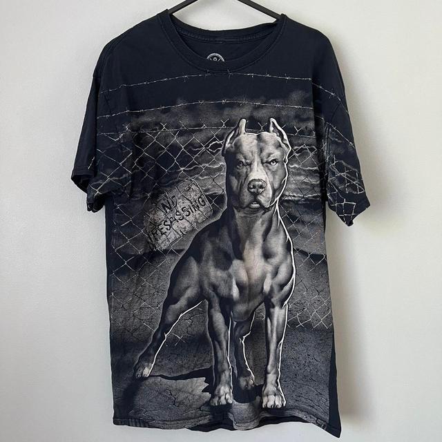 Men's T-shirt - Black/Grey - M on Productcaster.