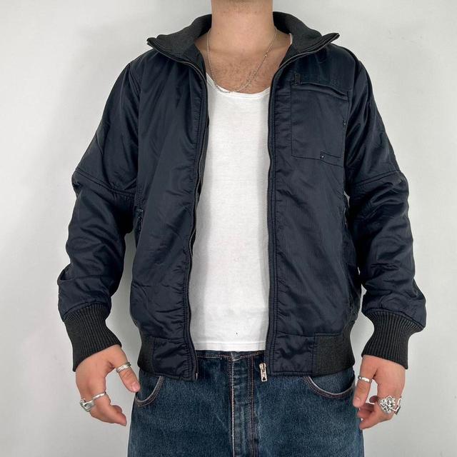 Vintage Men's Jacket - Black - L on Productcaster.