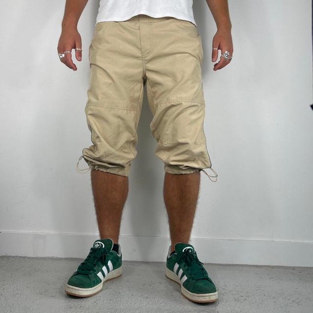 Vintage Men's Shorts - Cream - S on Productcaster.