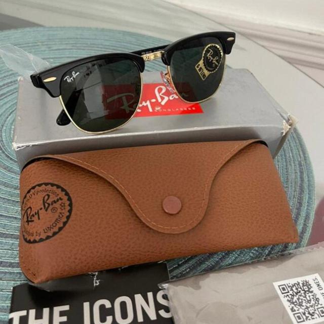 Ray-Ban Women's Casual Sunglasses - Black/Brown on Productcaster.