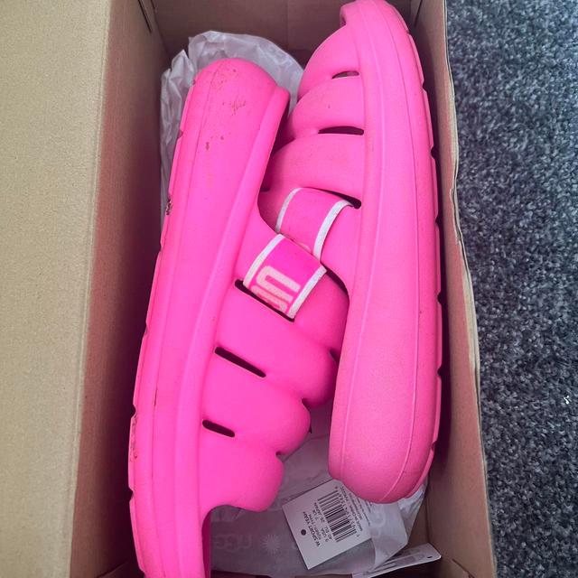 UGG Women's Slides - Pink - UK 7 on Productcaster.