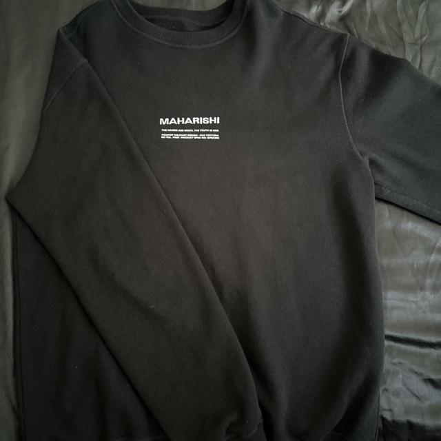 Maharishi Men's Sweatshirt - Black - M on Productcaster.