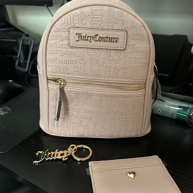 Juicy Couture Kids' Backpacks - Pink/Cream on Productcaster.