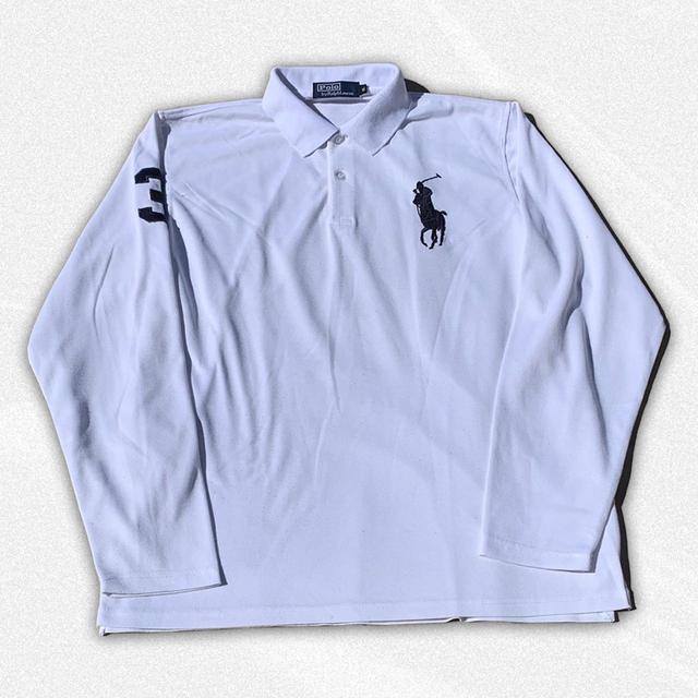 Ralph Lauren Men's Polo shirt - White - XL on Productcaster.