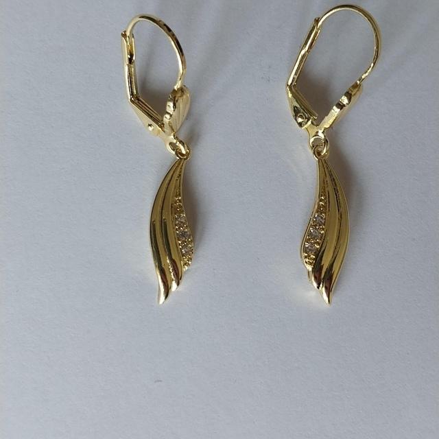 Women's Earrings - Gold on Productcaster.