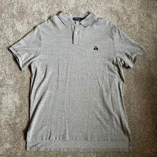 Ralph Lauren Men's Polo shirt - Grey - XL on Productcaster.