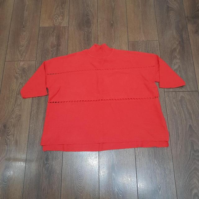 French Connection Women's Top - Red/Orange - S on Productcaster.