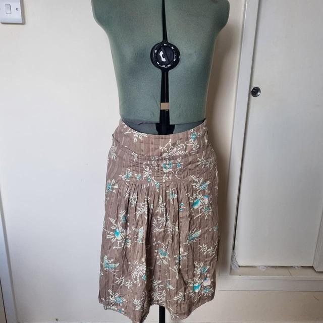 Ted Baker Women's Midi Skirt - Brown/Green - UK 14 on Productcaster.