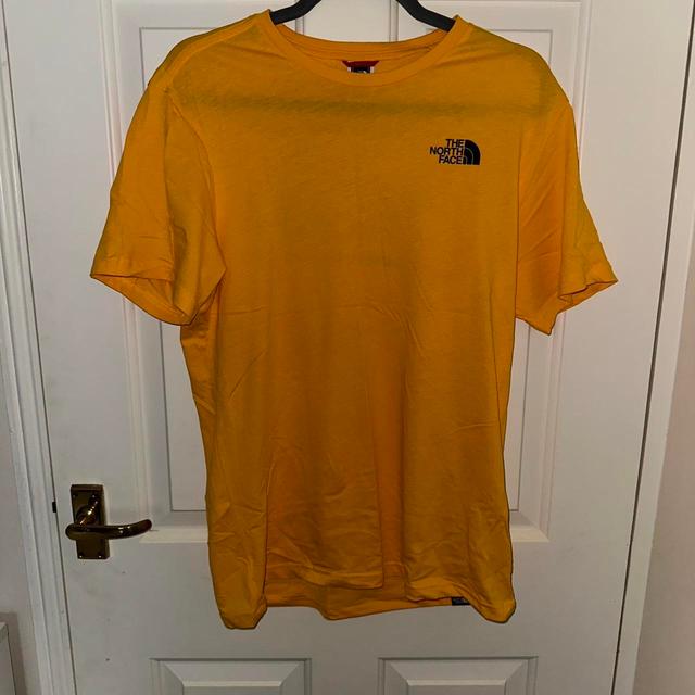 The North Face Men's T-shirt - Yellow - S on Productcaster.