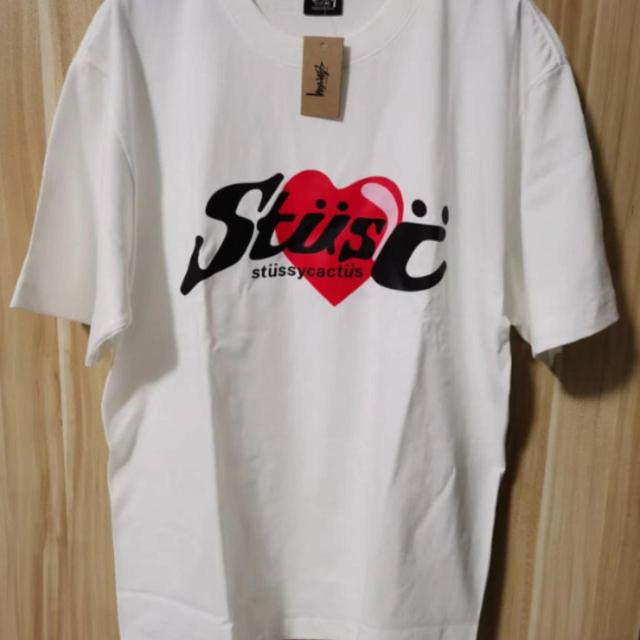 Stüssy Men's T-shirt - White - M on Productcaster.