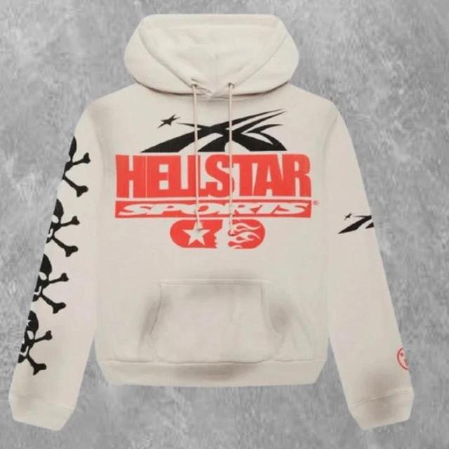 Men's Hoodie - Multi/White - XL on Productcaster.