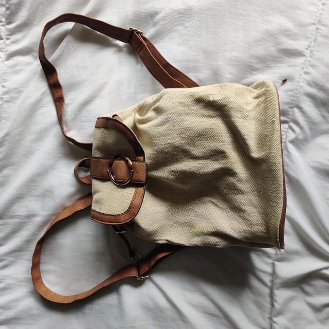 Women's Bag - Brown/Cream on Productcaster.