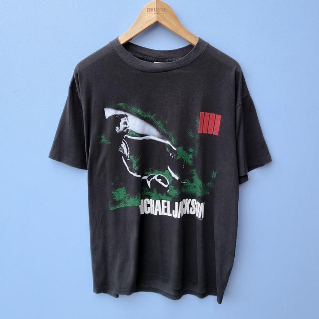 Vintage Men's T-shirt - Black - L on Productcaster.