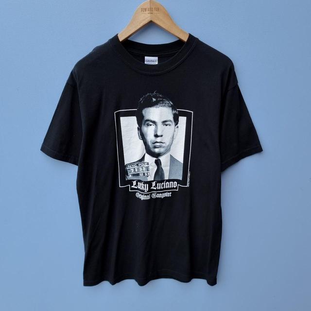 Vintage Men's T-shirt - Black - M on Productcaster.