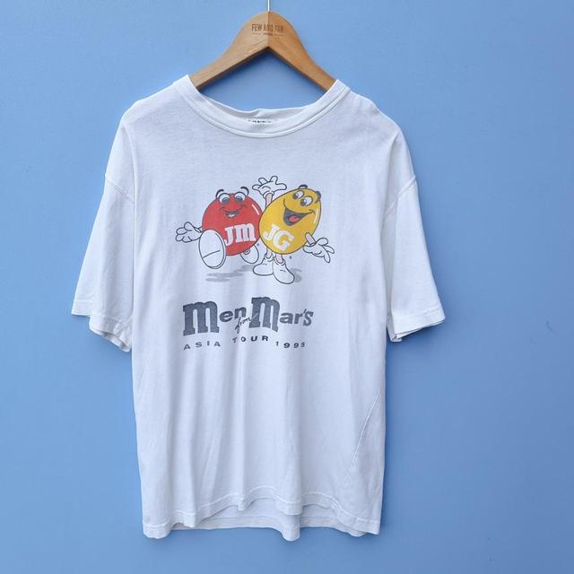 Vintage Men's T-shirt - White - M on Productcaster.