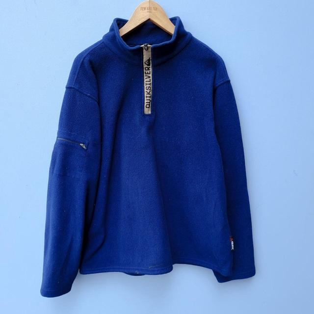 Quiksilver Men's Jumper - Blue - L on Productcaster.