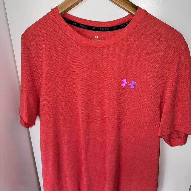 Under Armour Men's T-shirt - Orange/Red - M on Productcaster.