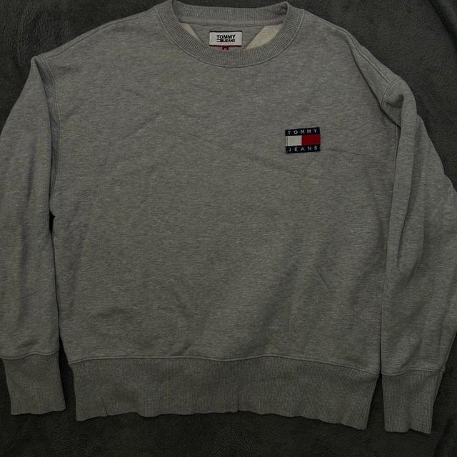 Tommy Hilfiger Men's Jumper - Grey - M on Productcaster.