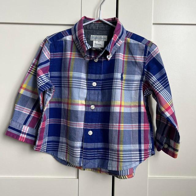 Ralph Lauren Kids' Shirt - Multi/Blue - 6-9 months on Productcaster.