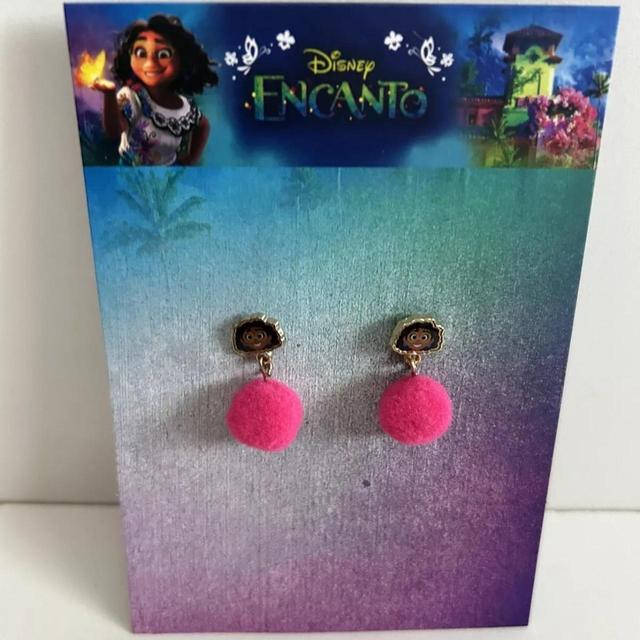 Disney Kids' Earrings - Pink/Multi on Productcaster.