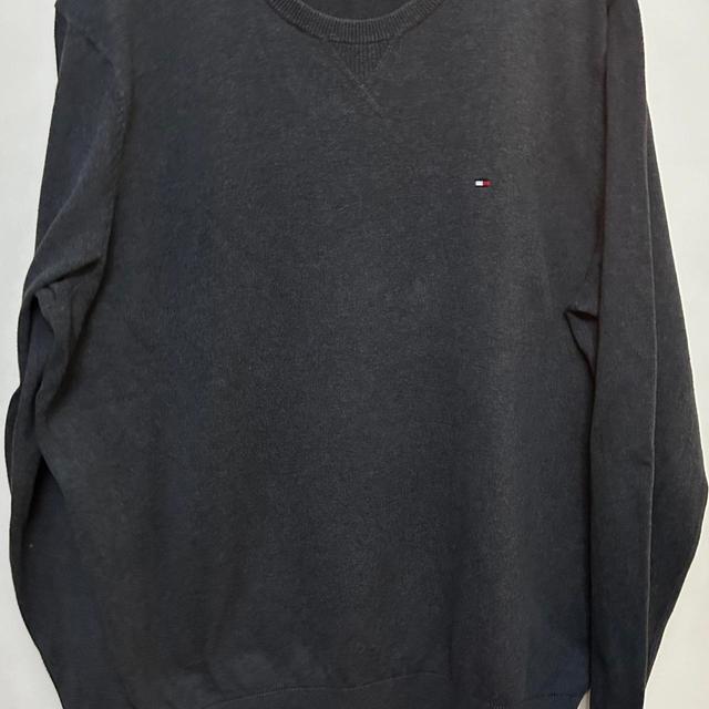 Tommy Hilfiger Men's Jumper - Grey - XL on Productcaster.