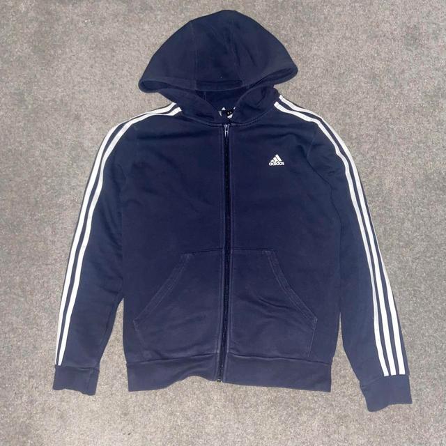 Adidas Men's Hoodie - Navy/Blue - XS on Productcaster.