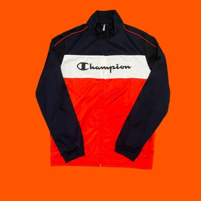 Champion Men's Jumper - Multi/Navy - XL on Productcaster.